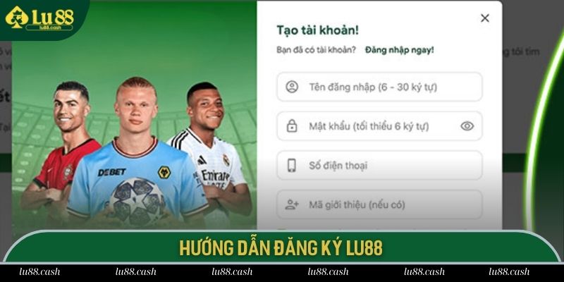 Quy trình tạo tài khoản game tại LU88 chi tiết nhất